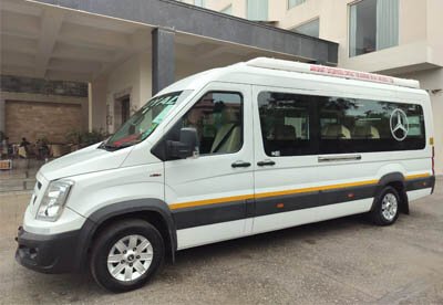 12 Seater Force Urbania on Rent Delhi