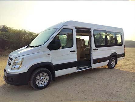 Spacious Legroom in 9 Seater Urbania Traveller